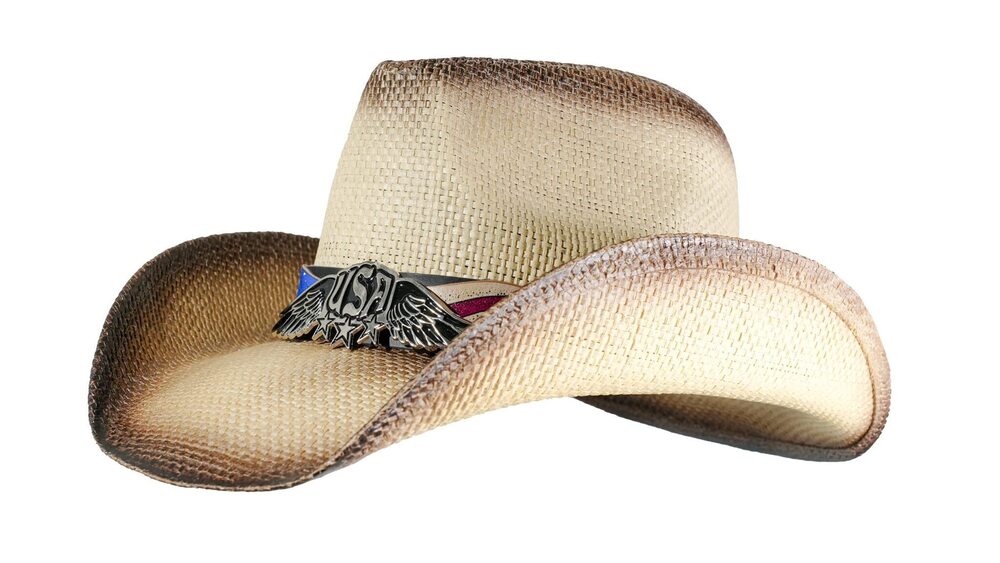 5181 Western Outback Cowboy Hat 's Style Classic Straw Western Cowgirl Hat